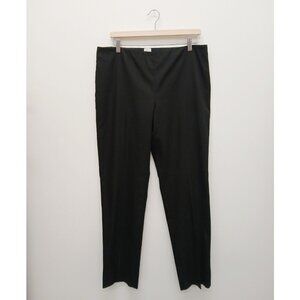 TSE Stretch Tapered Leg Casual Pants Plus Size 14 Black Made In Italy
